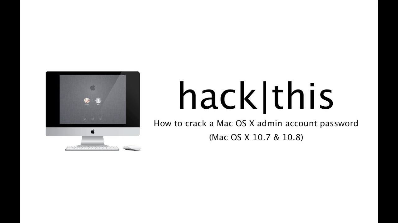 What Is Your Administrator Password For Mac
